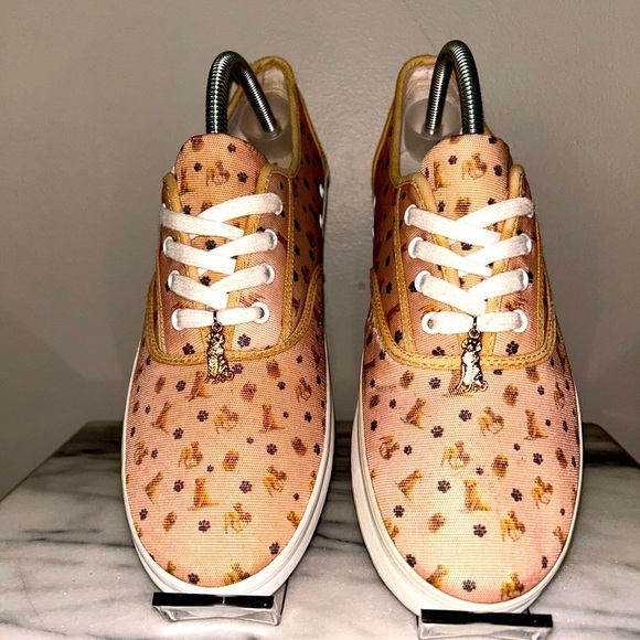 Bradford Exchange “I Love Golden Retrievers” Tennis Shoes Size 11 Artsy Comfy - Picture 3 of 9